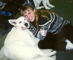 That Sunday when Bill won his first UKC Best of Breed, winning over the top White Shepherds of the year...  courtesy (and thank you!) to Patty Plucker, of MI